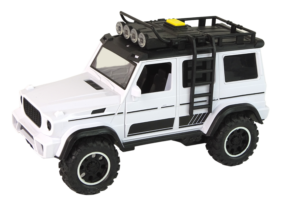 Car Car Off-Road White Sound Lights Vehicle 1:14