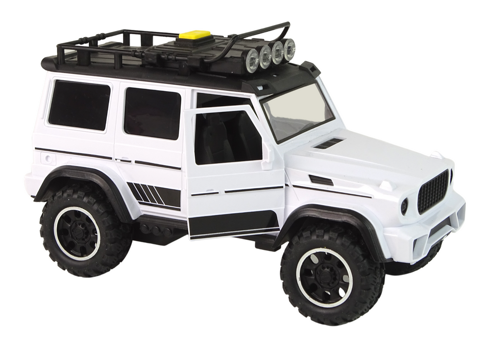 Car Car Off-Road White Sound Lights Vehicle 1:14