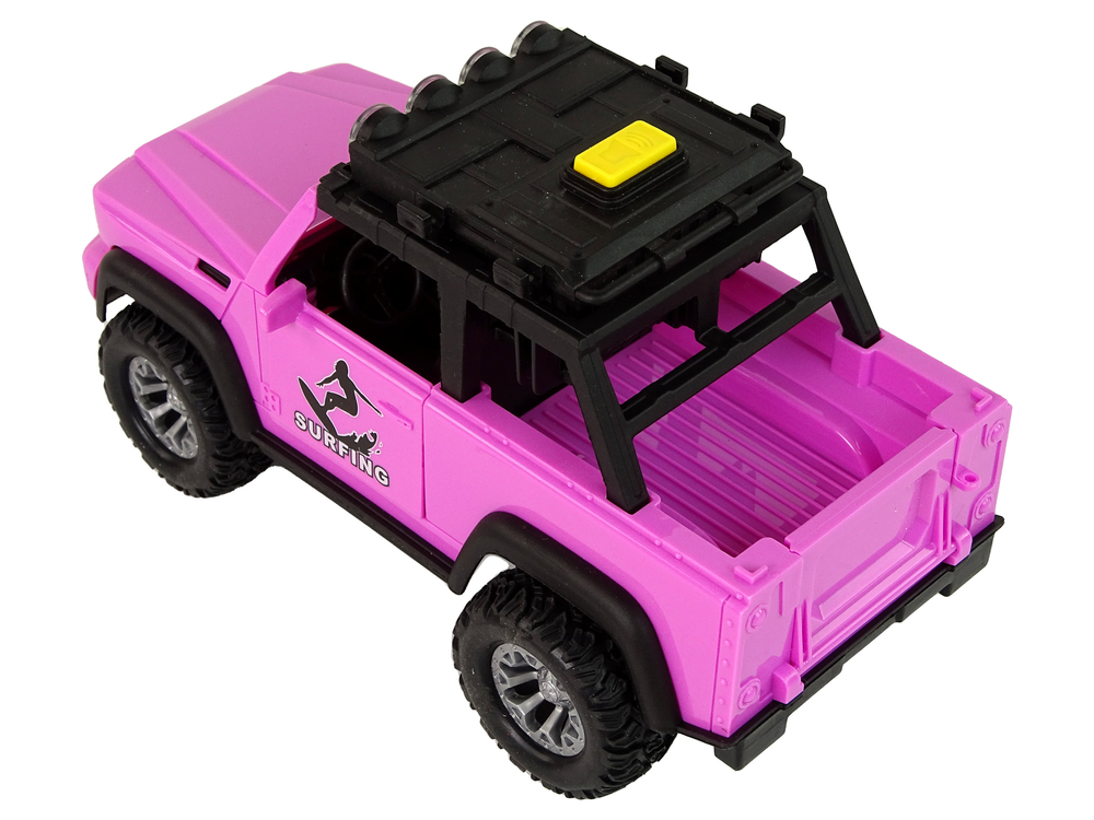 Off-Road Car 1:14 Friction Drive Pink Surfing