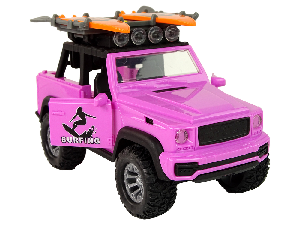 Off-Road Car 1:14 Friction Drive Pink Surfing