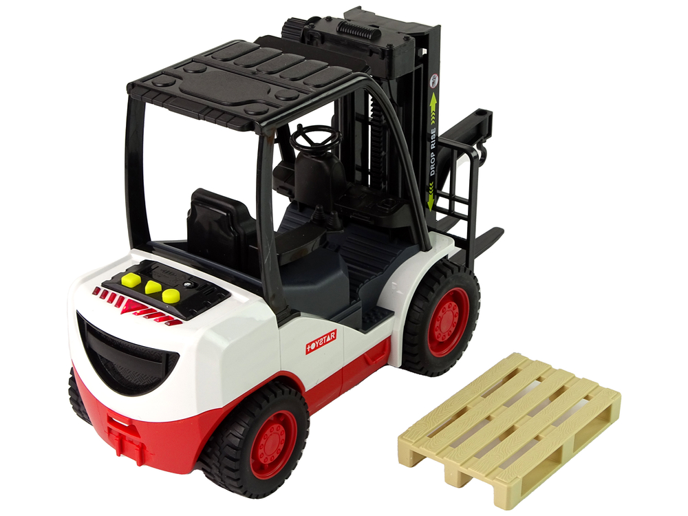 Forklift Truck Moving Fork Pallet.