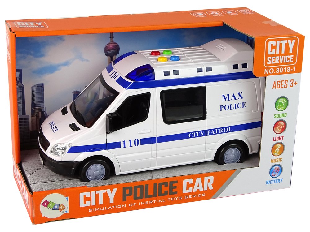 Police Car Police Car Drive Friction Sounds Light