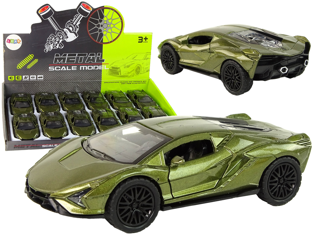 Resorak Vehicle 1:36 Friction Drive Lights Sounds Green