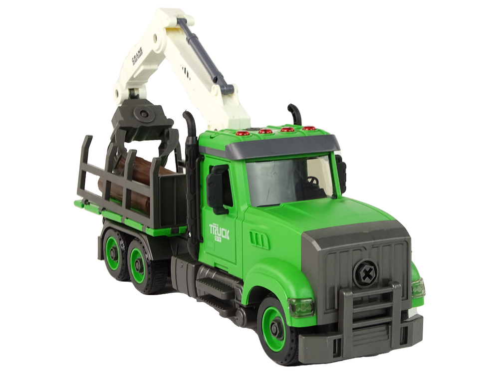 Green Timber Truck