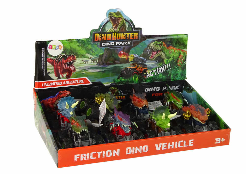 Toy Car Dinosaur Friction Drive Off-Road