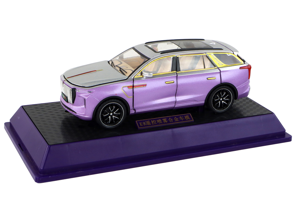 Radiovadāmā mašīna ar pulti Vehicle E-9 Aluminum Purple