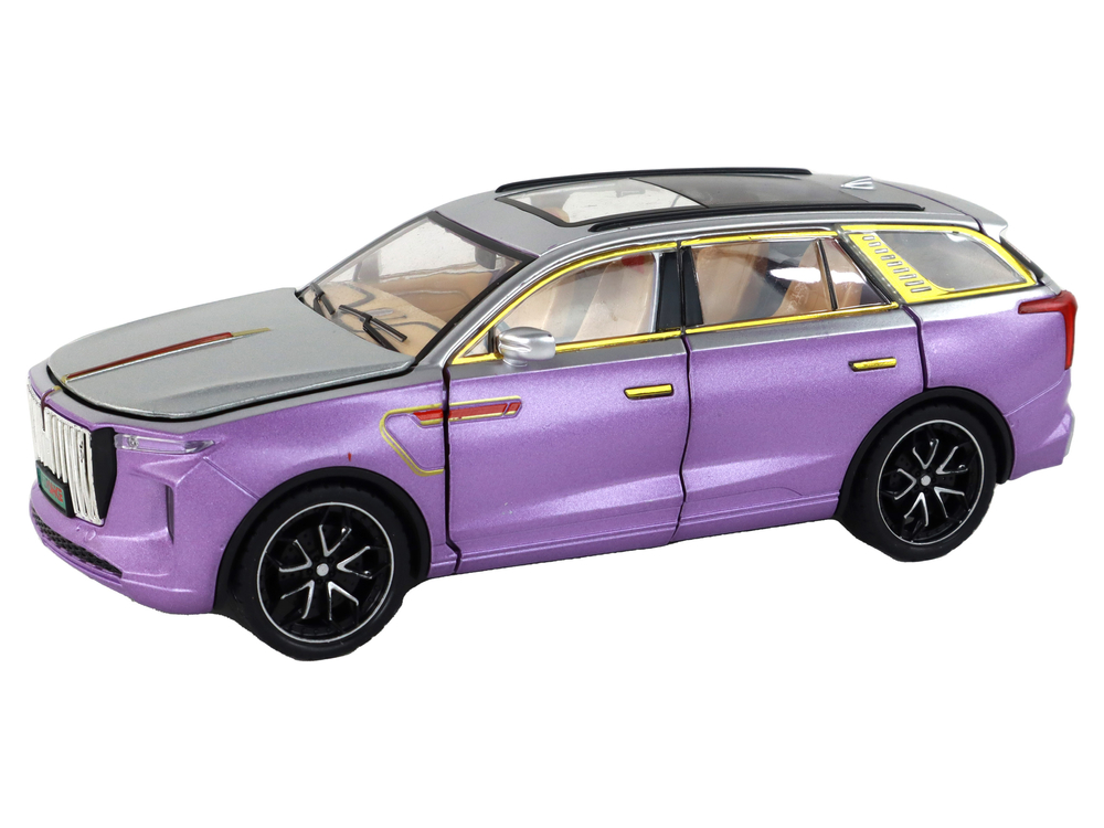 Radiovadāmā mašīna ar pulti Vehicle E-9 Aluminum Purple