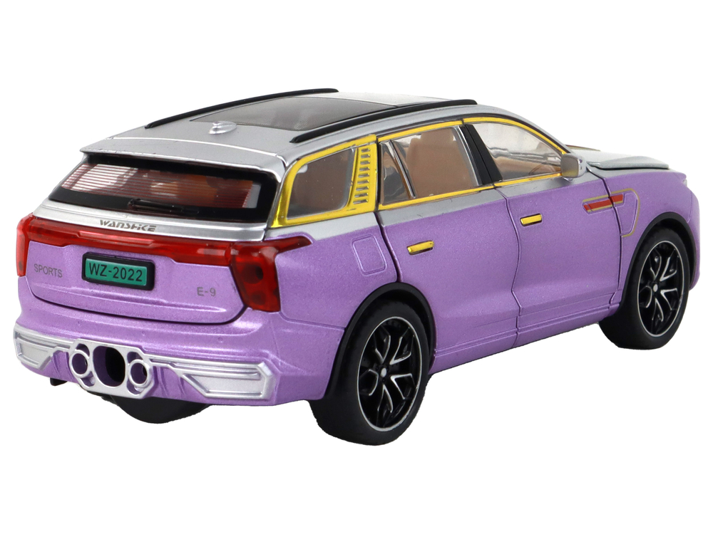 Radiovadāmā mašīna ar pulti Vehicle E-9 Aluminum Purple