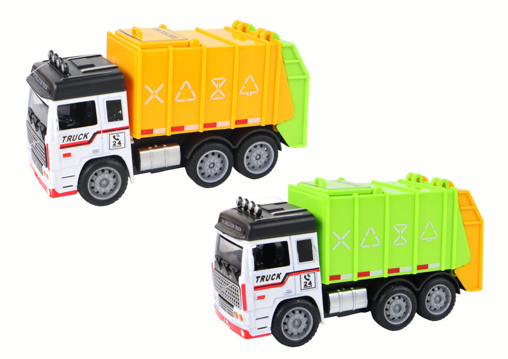 Car Garbage Truck Trailer 2 Colors