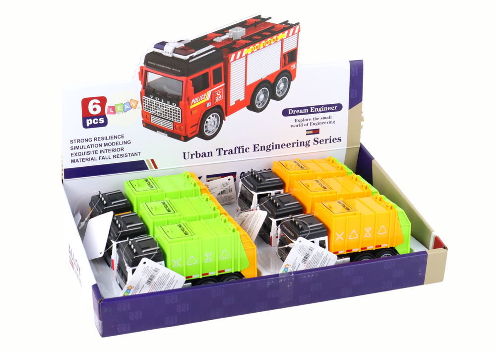 Car Garbage Truck Trailer 2 Colors