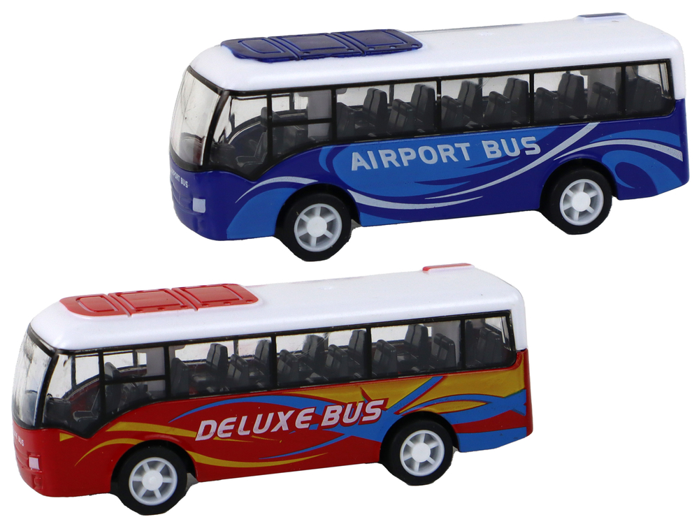 Campers Buses With Friction Drive 1:87 4 Pieces