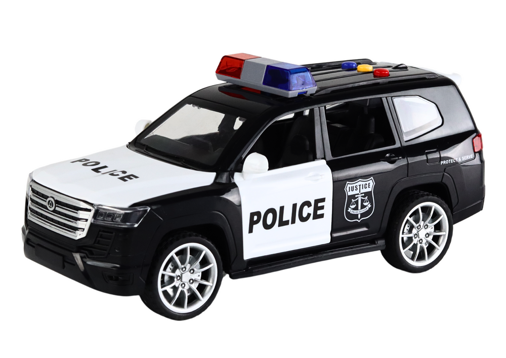 Police Car Car Police Sound Lights Door Opening 1:14