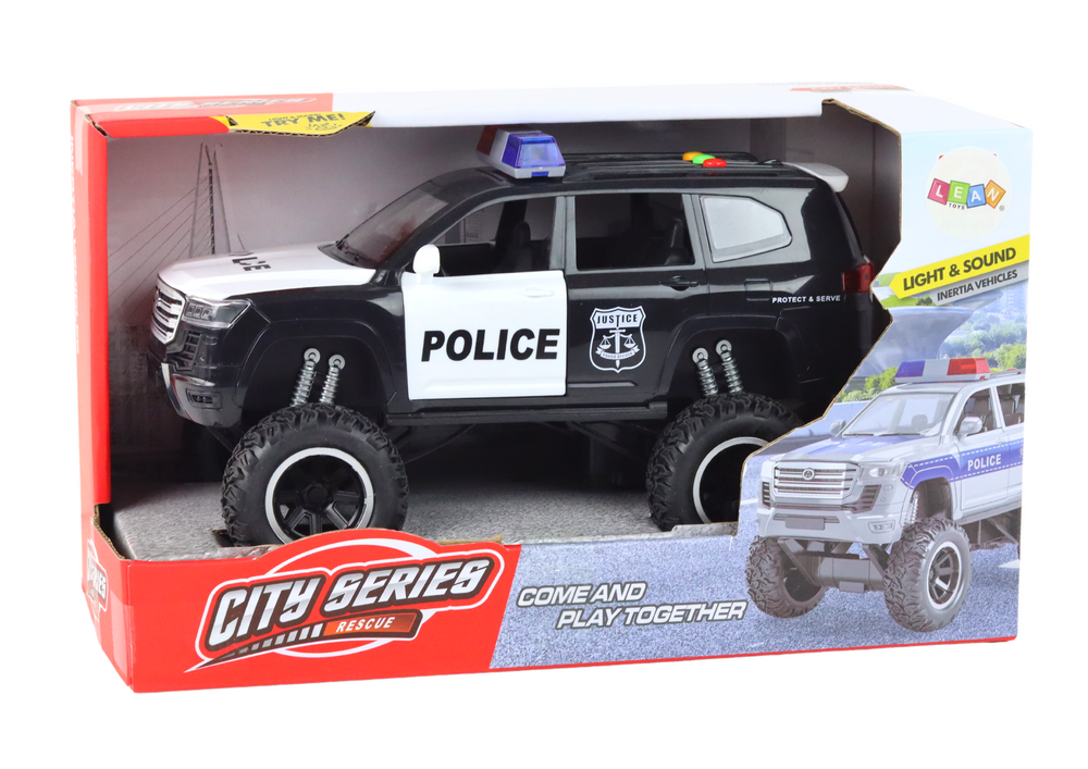 Driving Offroad Raptor Police Black Opening Door Sound Light