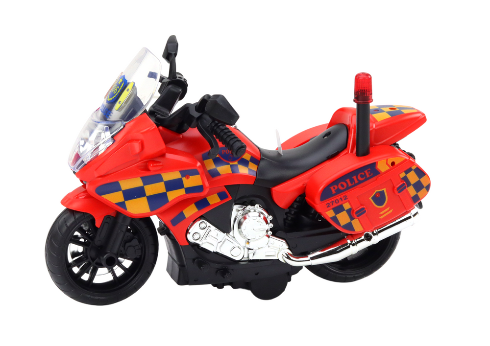 Police Motorcycle Motor Police Car Light Sound Motorek Mix