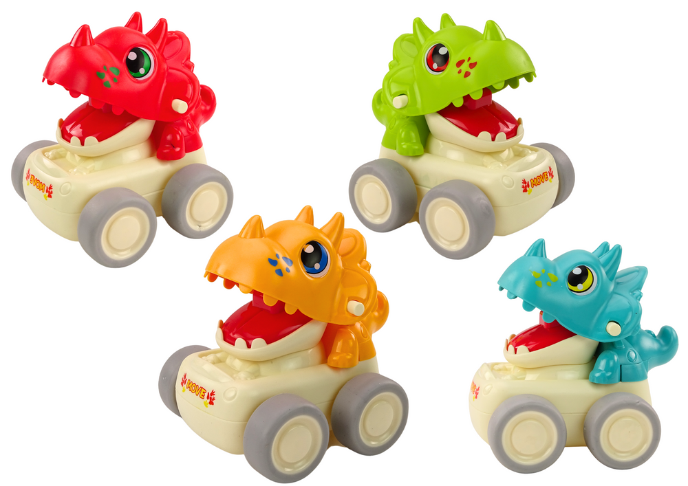 Car Dinosaur Triceratops Push Drive 4 Types