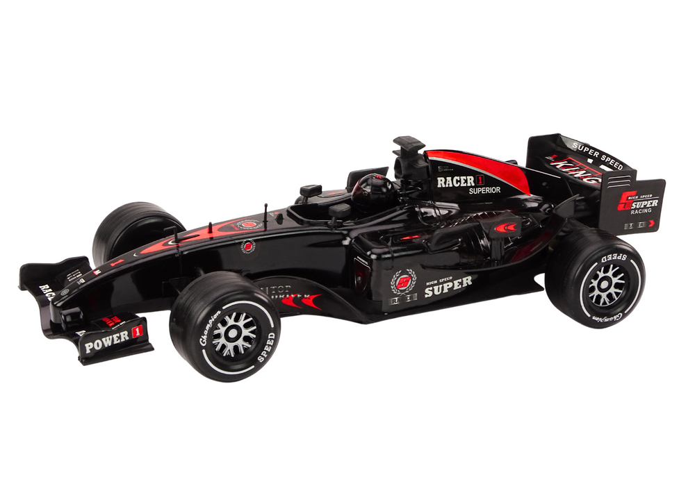 Racer Sports Car F1 Driven 1:10 Black Sounds