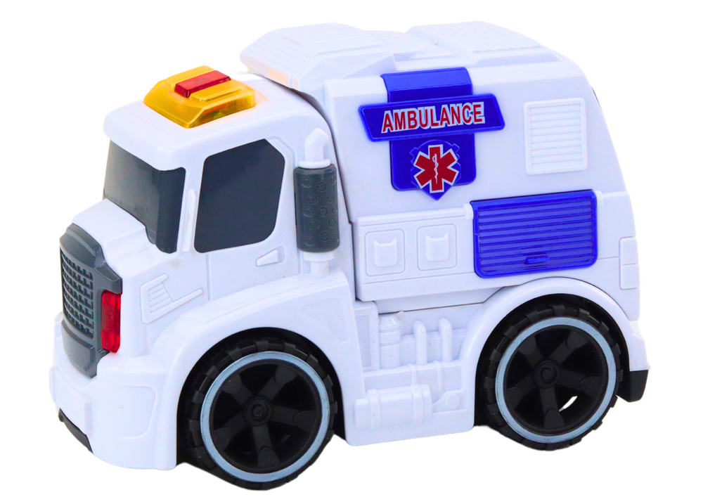 Ambulance Ambulance Sounds Lights Drive Auto Car Ambulance White