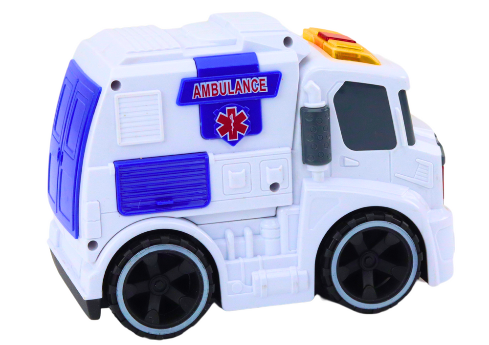 Ambulance Ambulance Sounds Lights Drive Auto Car Ambulance White