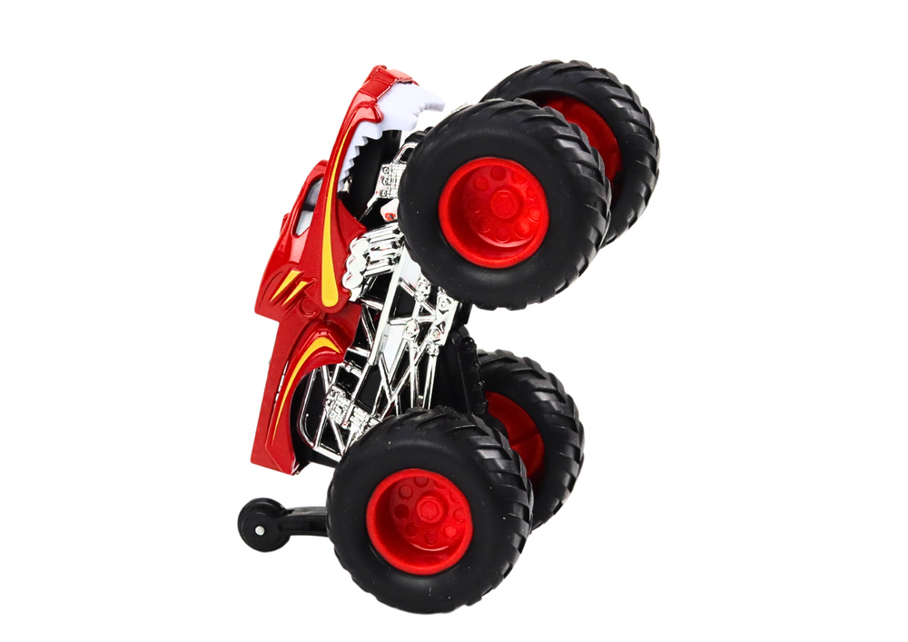 Toy Car Off-Road Vehicle Big Rubber Wheels Red