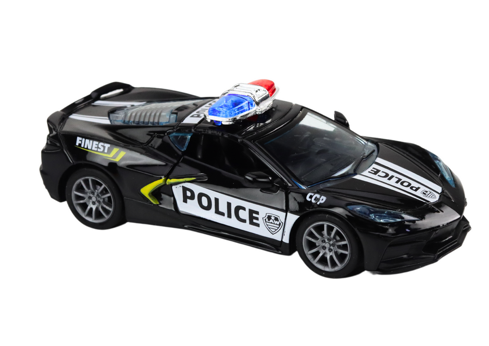 ﻿Car Police Car Police Car Metal 1:32 Drive Mix