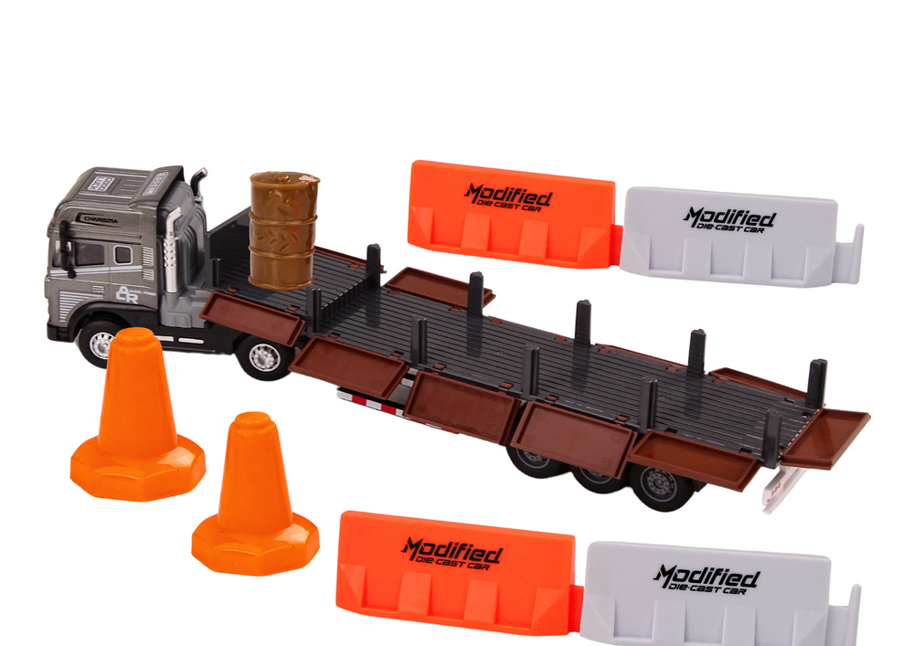 ﻿Truck With Trailer 1:24 TIR Car Truck Accessories Sounds