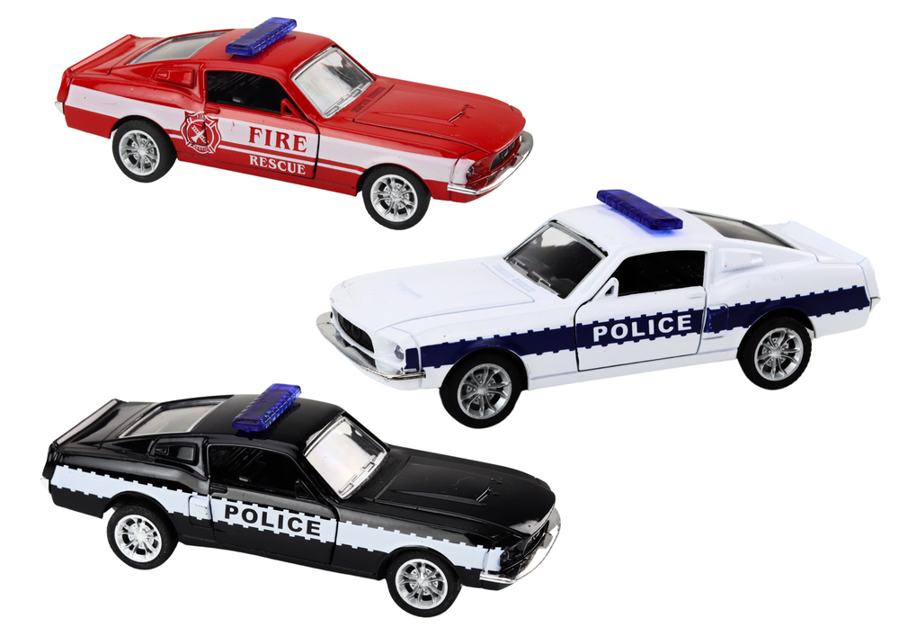 Police Car Fire Department Privileged Vehicles 1:32 Mix