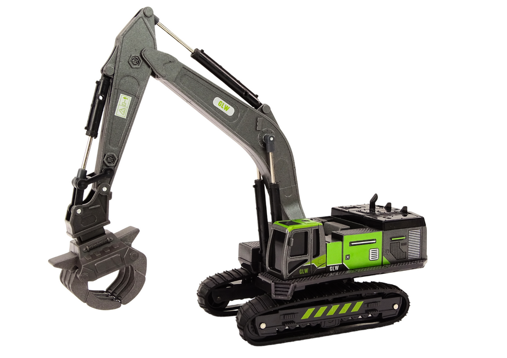 Crawler Excavator Grapple Drilling Rig Bucket 1:55 Black-Green