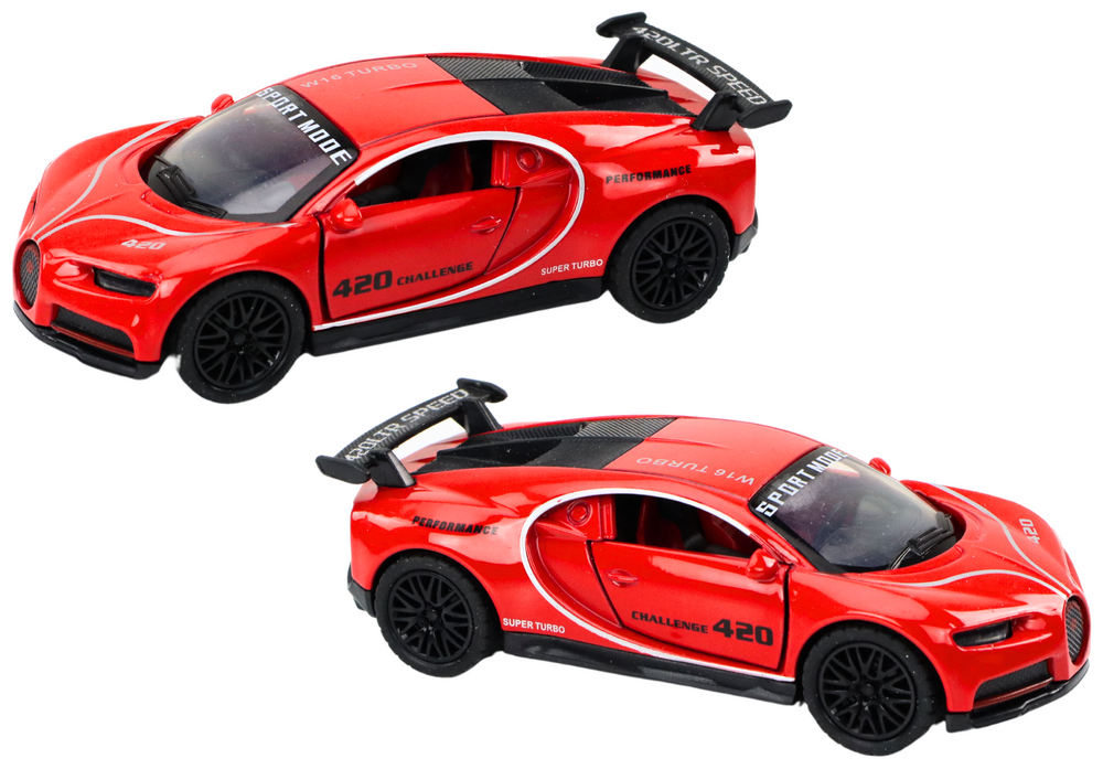 Car Sports Car 1:32 Friction Drive Red