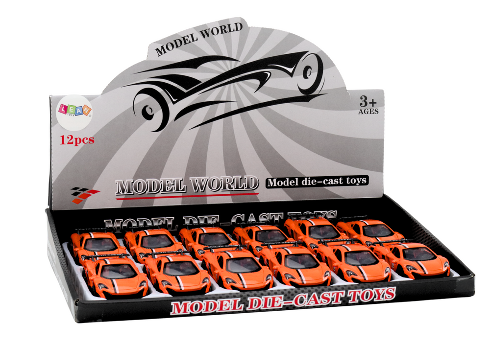 Car Sports Car 1:32 Friction Drive Orange