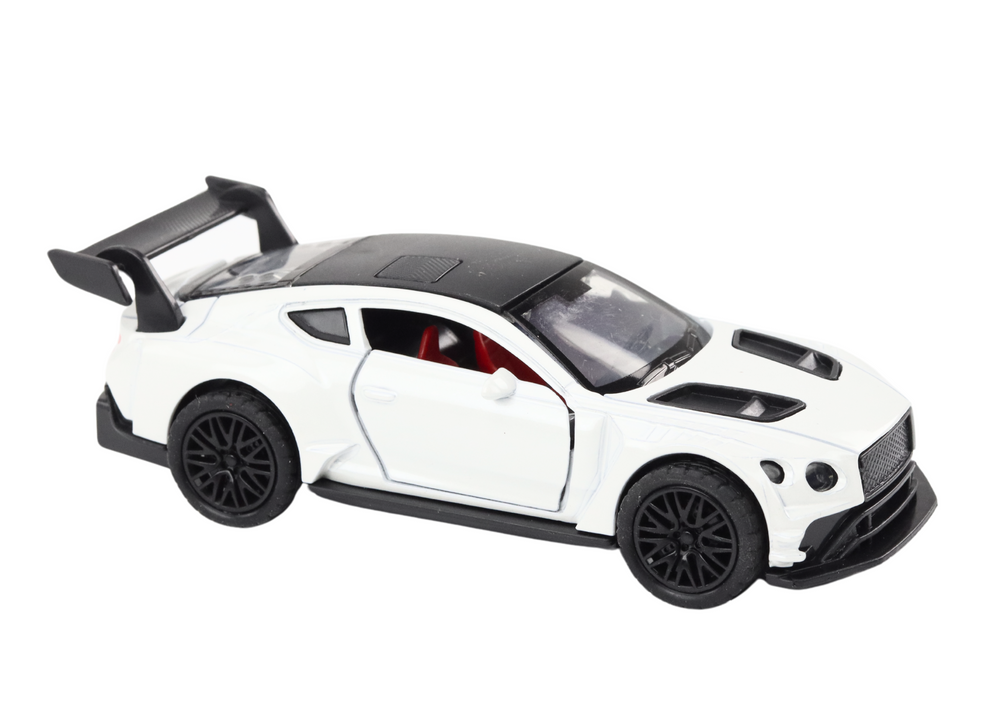 Car Sports Car 1:32 Friction Drive Pearl White