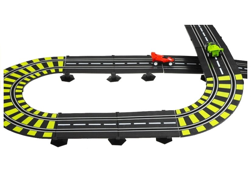 Wonderful Two-lane Racing Track 1157cm Length