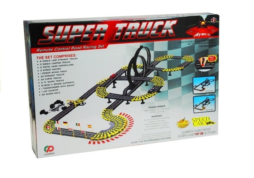 Wonderful Two-lane Racing Track 1157cm Length