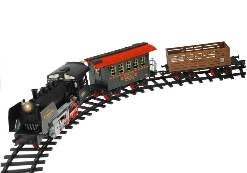 Classic Train Set with Big Wagons 650cm + RAILTRACKS