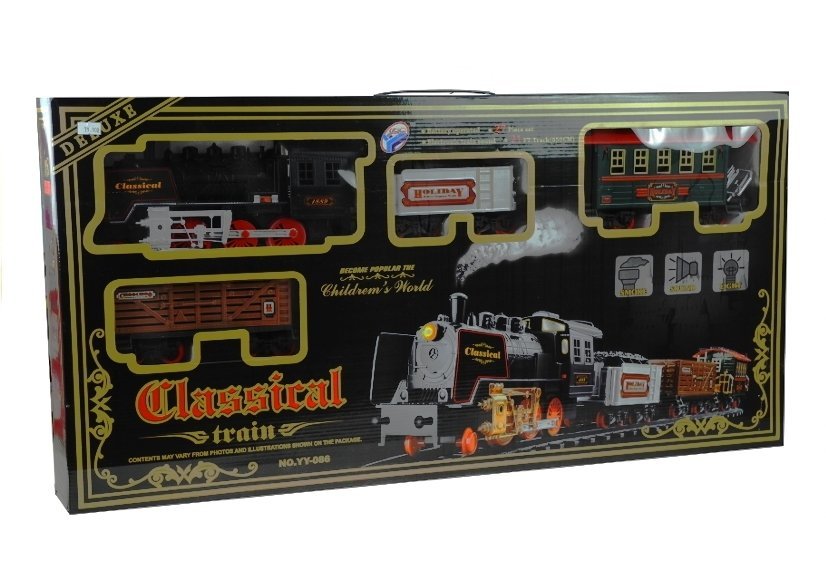 Classic Train Set with Big Wagons 650cm + RAILTRACKS