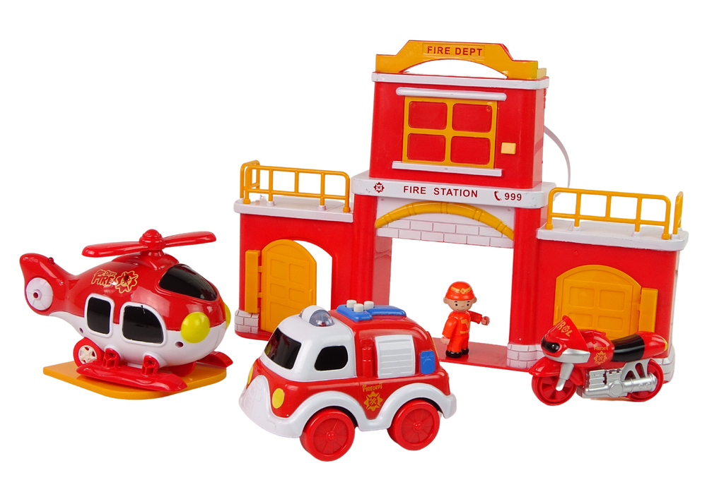 Fire Station Set with Sound