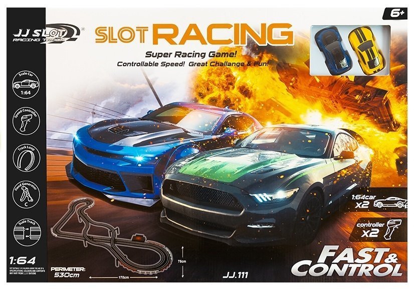 Racing Track 2 Cars Controllers Slot Cars