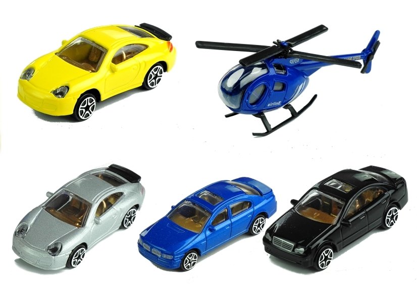 A huge garage + set of 4 cars and helicopter