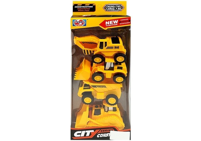 Construction Vehicle Set 4 pieces Frictional Drive