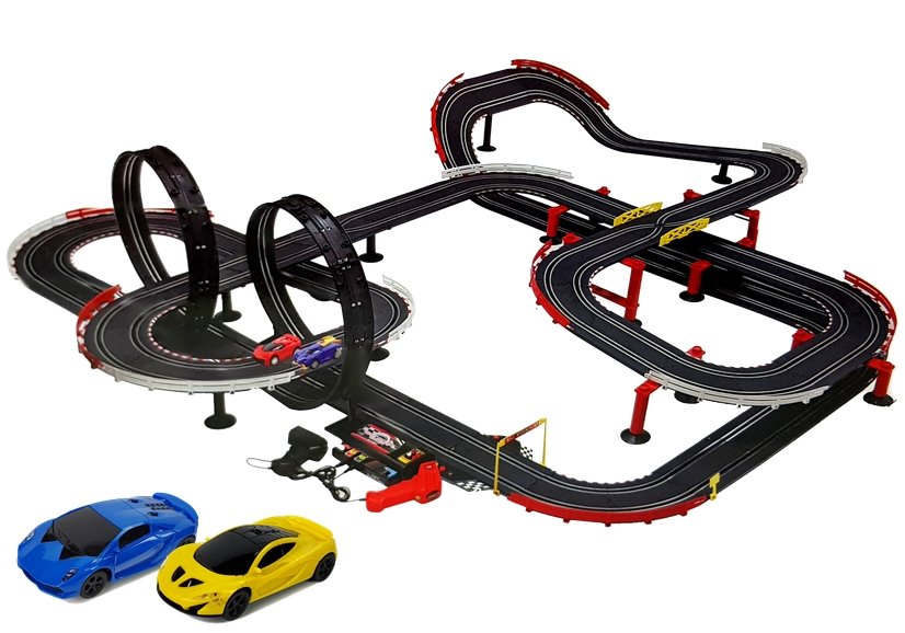 Raceway with Cars 2 Cars 1420 cm Turbo 1:43 Controllers