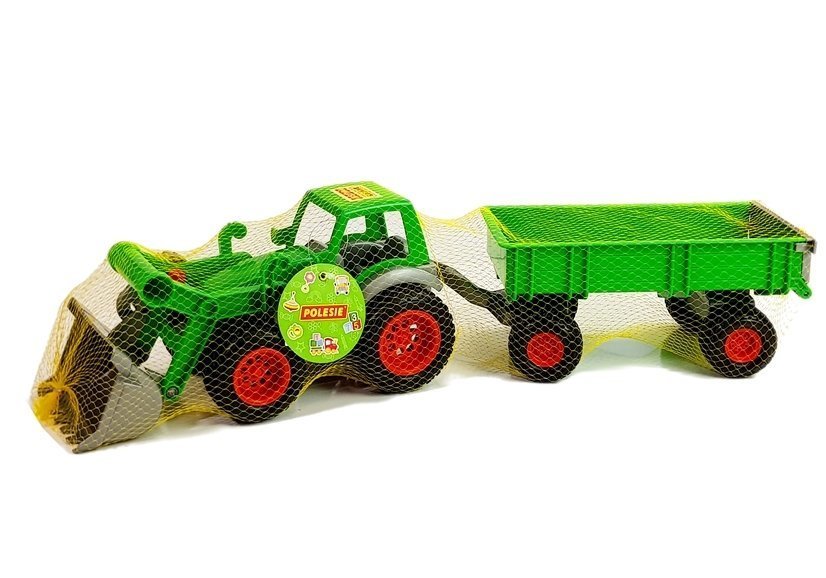 Tractor Loader with Farmer Trailer Green 8817 Polesie