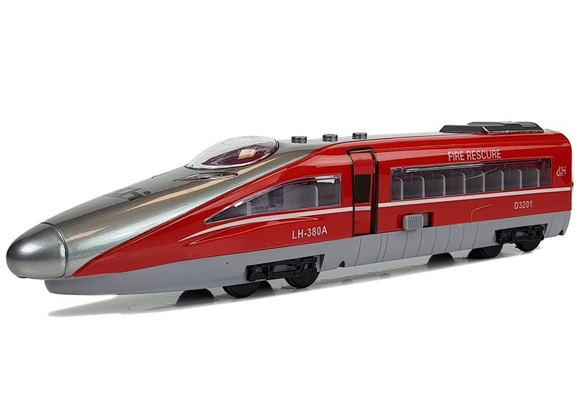 Pendolino Spring Powered Train Red with Sound and Lights