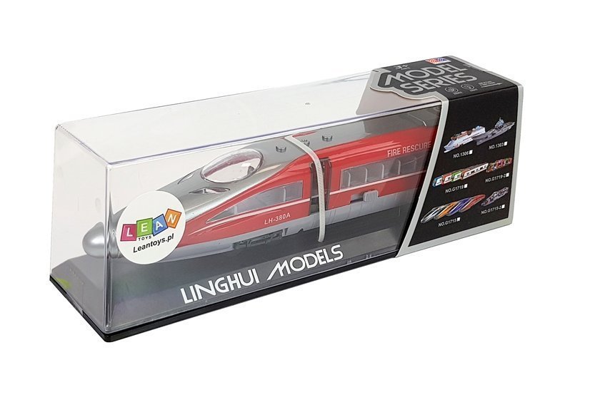 Pendolino Spring Powered Train Red with Sound and Lights