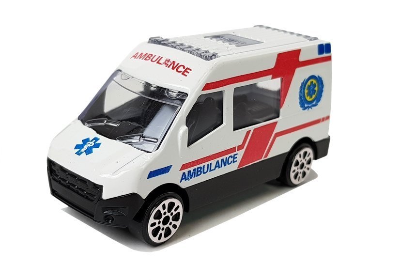 Ambulance Vehicle Set 1:64 6 Pieces