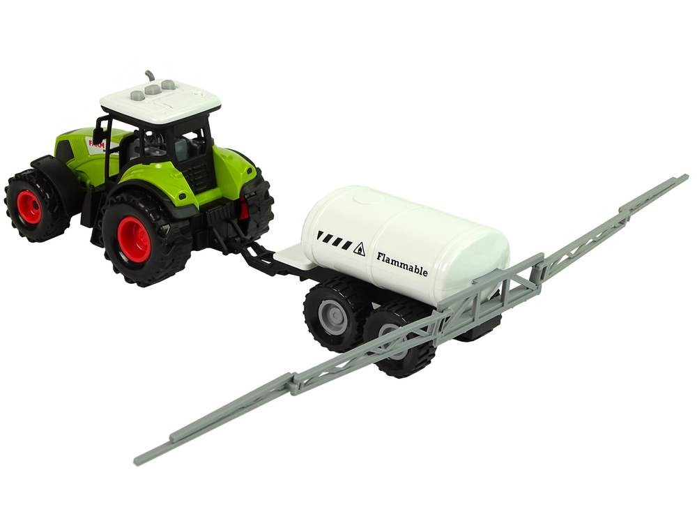 Three Tractor Trailer Sprayer Farm Tractor Set