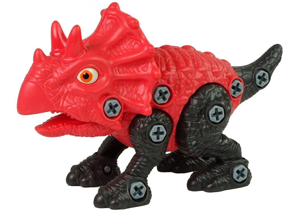 Set Dinosaur Triceratops with Egg DIY Screwdriver