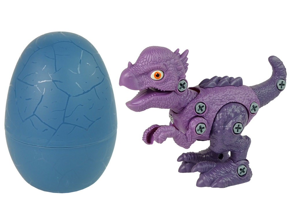 Set Dinosaur Stygimoloch with Egg DIY Screwdriver Purple