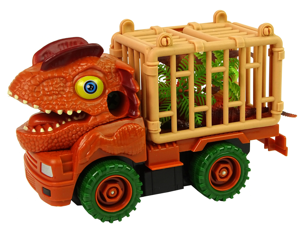 Dinosaur Truck Transporter for Disassembly Orange Accessories