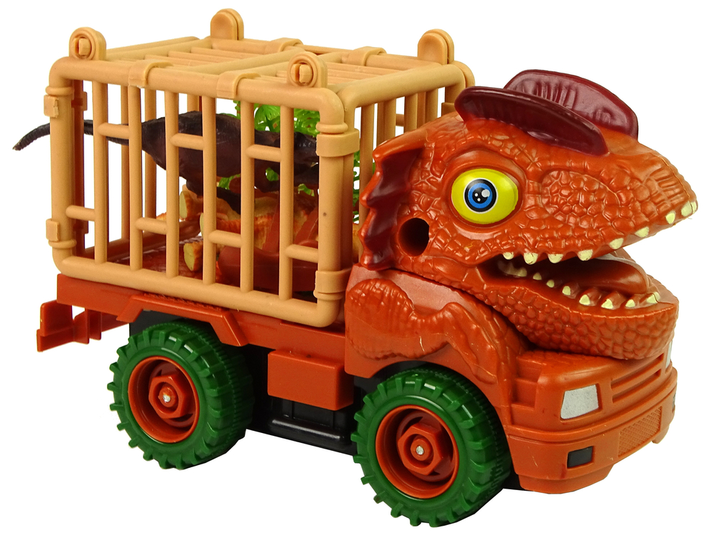 Dinosaur Truck Transporter for Disassembly Orange Accessories