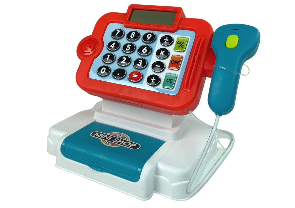 Children's Fiscal Cash Register Calculator Vegetable Basket