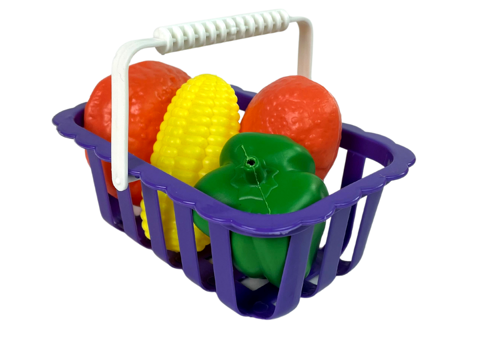 Children's Fiscal Cash Register Calculator Vegetable Basket